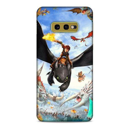 Samsung Galaxy S10e Kılıf Dragons (32) Soft Silikon Kılıf Ejderhanı Nasıl Eğitirsin