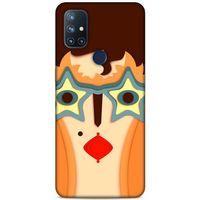 Lopard One Plus Nord N10 5G Uyumlu Kılıf Soyut Sanat (2) Kabı Desenli