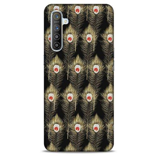 Oppo Realme XT Kılıf Desenli Özel Seri Tüyler (22) Tam Koruma Kılıfı