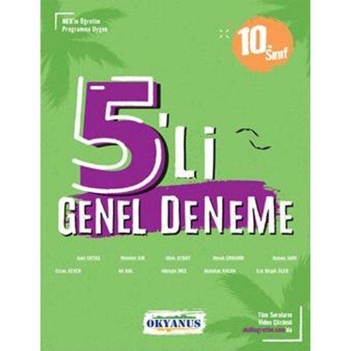 10. Sınıf 5 li Genel Deneme Okyanus Yayınları