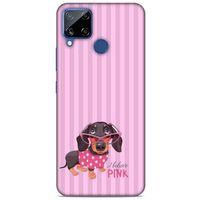 Animax Pembeci Köpek Oppo Realme C15 Kılıf Desenli Silikon