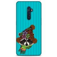 Animax Bereli Rakun Oppo Reno 2 Kılıf Desenli Silikon
