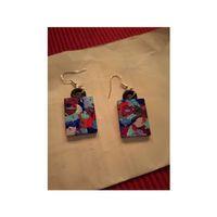 Boyama Temalı Küpe – 3D Baskı Takı