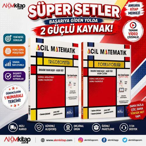 Acil Yayınları Trigonometri ve Fonksiyonlar Seti 2 Kitap