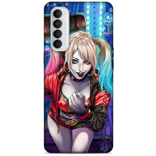 Oppo Reno 4 Pro Uyumlu Kılıf Harley Quinn (38) Neo Hybrid Kılıf Limoni