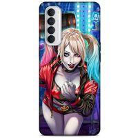 Oppo Reno 4 Pro Uyumlu Kılıf Harley Quinn (38) Neo Hybrid Kılıf Limoni