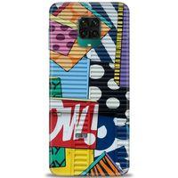 Xiaomi Redmi Note 9S Kılıf HD Baskılı Kılıf - Grafiti + Tam Ekran Koruyucu