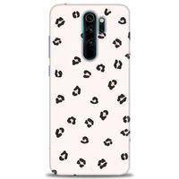Xiaomi Redmi Note 8 Pro Kılıf HD Baskılı Kılıf - Kahveli Leopar + Tam Ekran Koruyucu