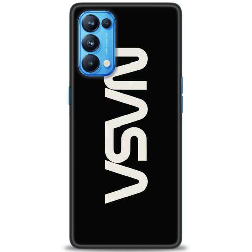 Oppo Reno 5 Pro Kılıf HD Baskılı Kılıf - Nasa + Tam Ekran Koruyucu