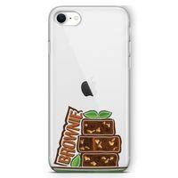 Apple iPhone SE 2020 Kılıf Brownie Kek Arka Kapak Koruma Desenli Full Koruyucu