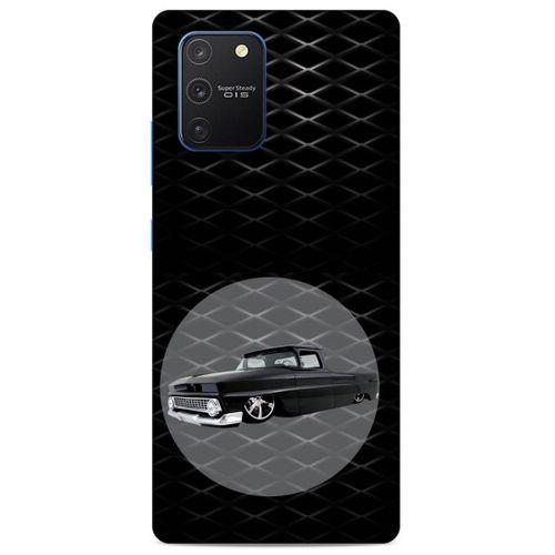 Lopard Samsung Galaxy S10 Lite Uyumlu Kılıf PickUpX (49) Ultra Silikon Kılıf Simsiyah