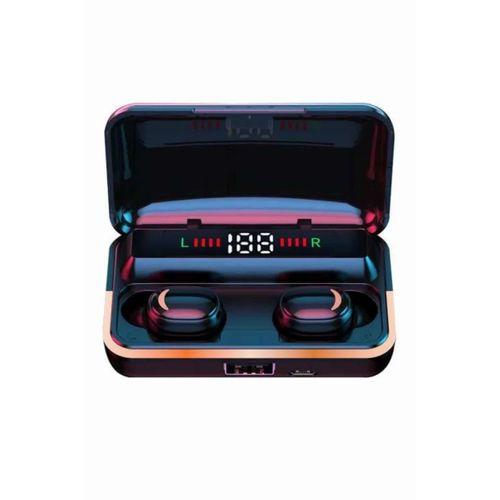 Bluetooth Kulaklık Dijital Şarj Göstergeli Powerbankli Bass Özellikli Kablosuz Kulakiçi 5.1 Mikrofonlu