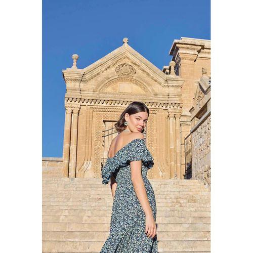 Çiçek Desenli Elbise