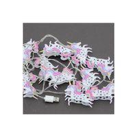 Ortama Renk Katan Unicorn Şeklinde Renkli Sıralı Led Lamba