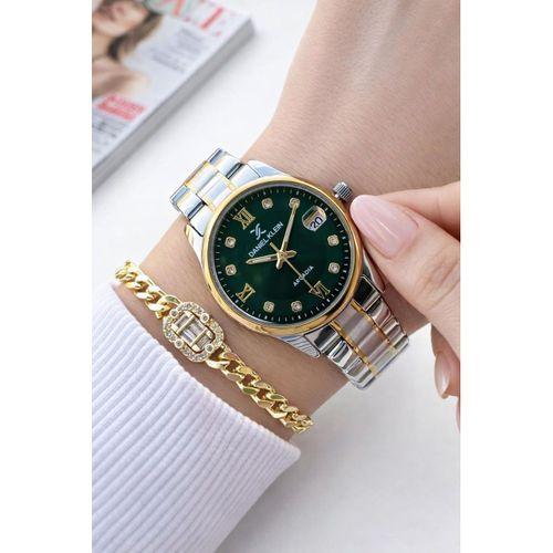 Daniel Klein Çelik Kordonlu 2 Yıl Garantili 3 Atm Suya Dayanıklı Kadın Kol Saati+Bileklik BF.11024.5