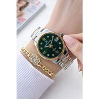 Daniel Klein Çelik Kordonlu 2 Yıl Garantili 3 Atm Suya Dayanıklı Kadın Kol Saati+Bileklik BF.11024.5