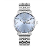Slazenger SL.09.2560.2.05 Quartz Çelik Gri Mavi Kadran 44 mm Erkek Kol Saati