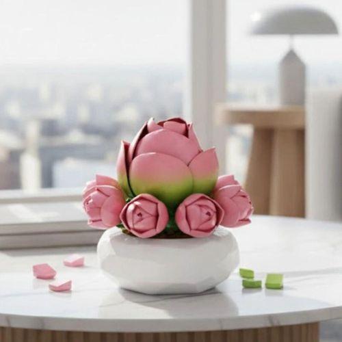 P655059 ZAMBAK SUKULENT MODEL 41 PARÇA BLOCK OYUNCAK