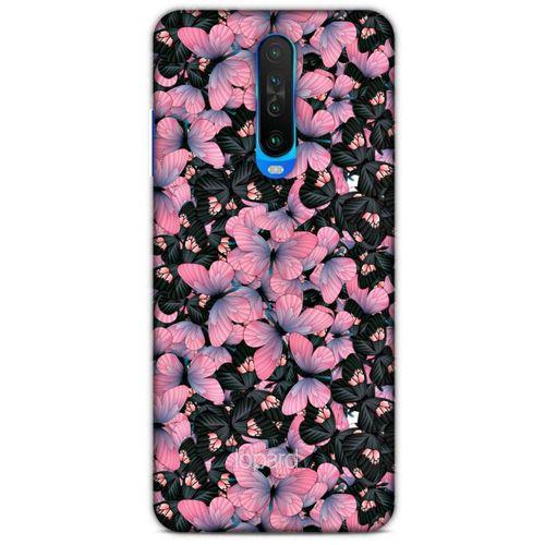 Xiaomi Redmi K30 5G Kılıf Kelebek Etkisi (25) Antişok Kapak Mavi Sarı