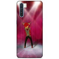 Oppo A91 Kılıf FunnyMaX (27) Tasarımlı Kılıf Fuşya