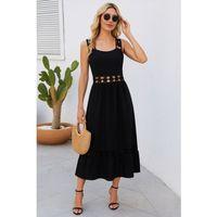 Kadın Askılı Dantel Detaylı Kiloş Janjan Krep Elbise