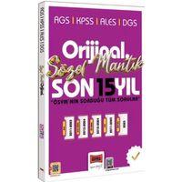 2026 KPSS AGS ALES DGS Orijinal Sözel Mantık Son 15 Yıl Çıkmış Sorular Yargı Yayınları