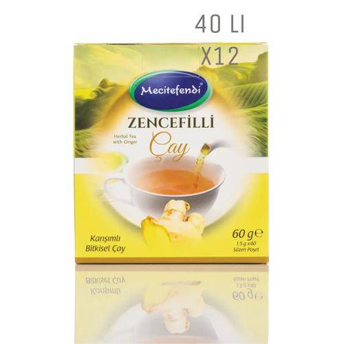 Zencefilli Çay 40’lı Poşet Çay 12 Adet