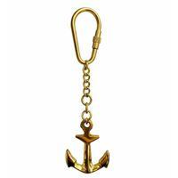 Denizci Temalı Pirinç Çapa Anahtarlık