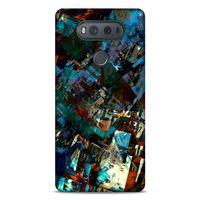 Lopard LG K61 Uyumlu Kılıf Soyut Sanat (36) Desenli Glitter Kılıf