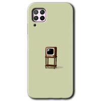 Huawei P40 Lite Kılıf Baskılı Kapak - Retro-TV + 5D Tam Kaplayan Cam