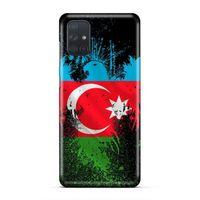 Samsung Galaxy M51 Uyumlu Kılıf Azarbaijan (34) Slim Armor Kılıf Bayrak