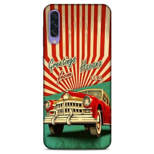 Retro (12) Desen Koruyucu Silikon Renkli Samsung Galaxy A50s Kılıf