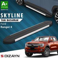 S-Dizayn Ford Ranger 4 Skyline Aluminyum Yan Basamak 203 Cm 2023 Üzeri A+ Kalite