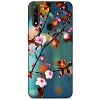 Lopard Oppo A31 Uyumlu Kılıf Bahar (45) Liquid Air Kılıf Beyaz Pembe Çiçek