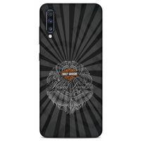 Samsung Galaxy A70 Uyumlu Kılıf Motorsiklet (40) Fit Silikon Kılıf Harley
