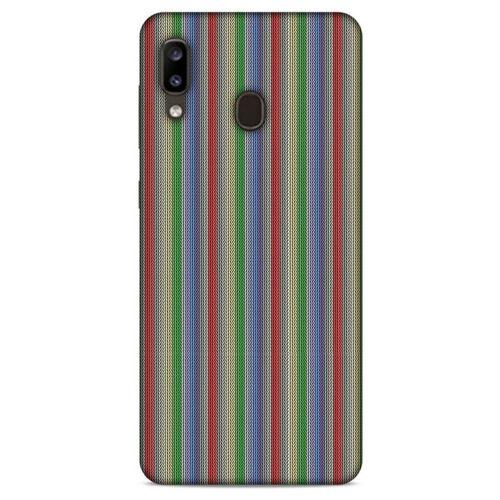 Kazak (43) Desenli Silikon Kapak Telefon Kabı Samsung Galaxy A20 Kılıf