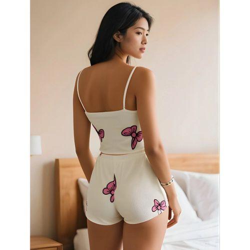 Butterfly Dream Askılı Şortlu Pijama Takımı