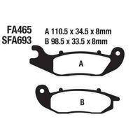 HONDA Honda Ön Fren Disk Balatası Sfa693 Fa465 Ask Crf 250L (13-21) 250 Rally (17-21)