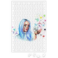 Billie Eilish 01 Puzzle 240 Parça Yapboz