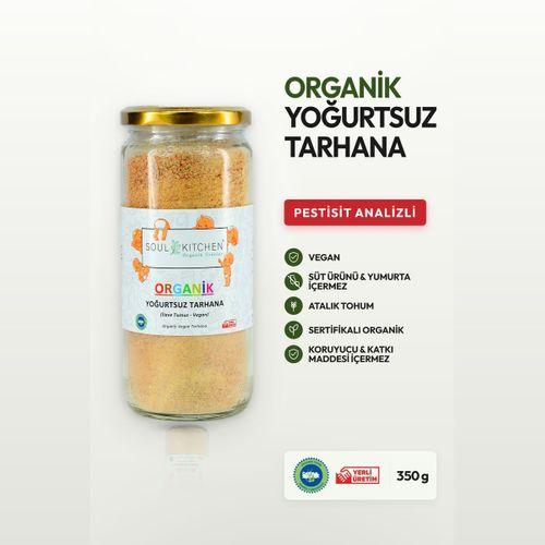 Organik Yoğurtsuz Tarhana cam 350gr (Vegan) (İlave Tuzsuz)
