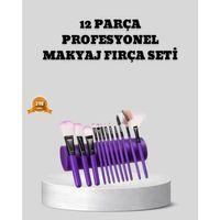 12 Parça Makyaj Fırça Seti – Profesyonel Ve Günlük Kullanıma Uygun