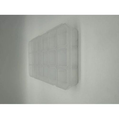 Organizer Plastik Kutu Box 18 Sabit Bölmeli 185x295x40mm
