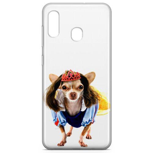 Samsung Galaxy A40 Kılıf Chihuahua Arka Kapak Koruma Desenli Full Koruyucu