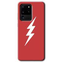 Samsung Galaxy S20 Ultra Kılıf HD Desen Baskılı Arka Kapak - Flash Logo