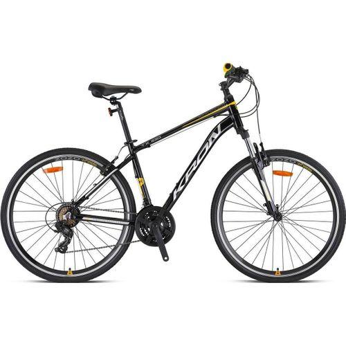 Kron TX100 28 Jant Trekking Bisiklet Siyah-Gri/Sarı 46 cm