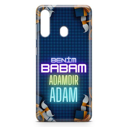Samsung Galaxy A60 Kılıf Babalar Günü Hediyesi Arka Kapak Koruma Desenli Full Koruyucu