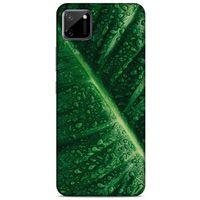 Lopard Oppo Realme C11 Uyumlu Kılıf Bahar (31) TPU Kılıf Nemli Yaprak