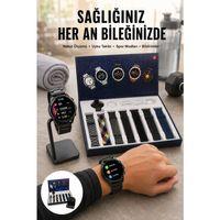 Yeni Nesil Akıllı Saat 2024 Model Uyku Ve Sağlık Takibi Bluetooth Bağlantılı Yeni Nesil