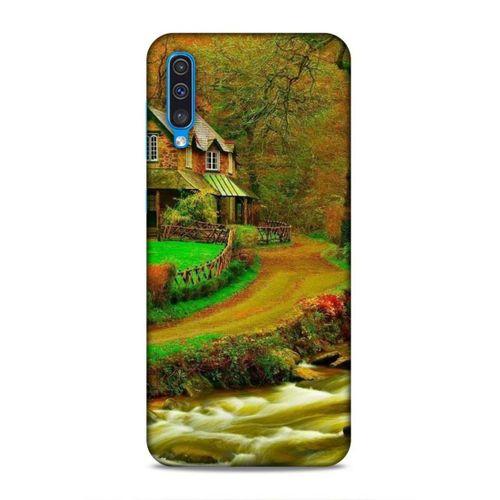 Samsung Galaxy A30s Uyumlu Kılıf Azarbaijan (48) Bumper Kılıf Orman Evi
