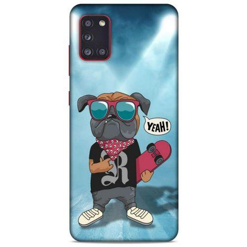 Samsung Galaxy A31 Kılıf Köpek Kıyafetleri (4) Koruma Kılıfı Bulldog Fular
